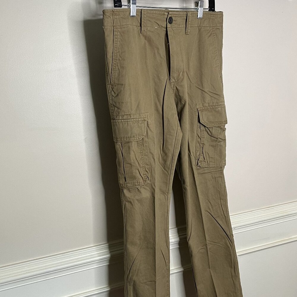 Old Navy Broken-In Straight Fit Cargo‎ Pants - Men's 32x34 - Toast